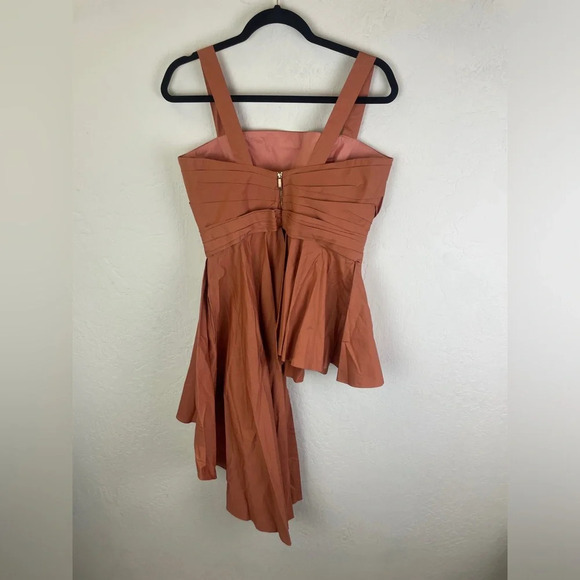 Johanna Ortiz Asymmetric Bulerias Square Neck Peplum Top in US 6 - Picture 5 of 6